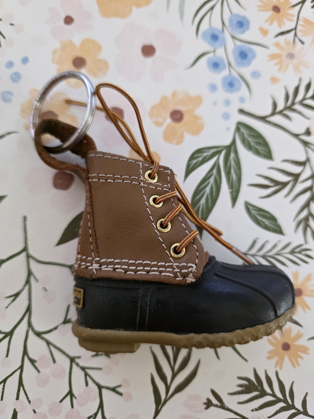 LL BEAN Bran Boot Duck Boot Keychain